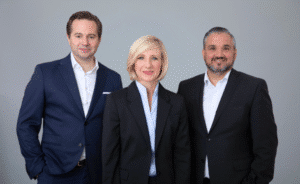 José Lopez (CEO), Lars Heymeier (COO) and Christina Nagel (CFO) – the new leadership team of CONVOTIS Group.