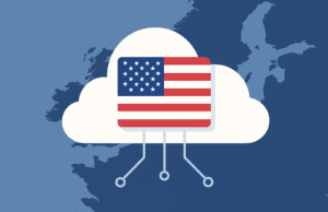 Symbol Image Caption: Access by U.S. authorities to European data in the Microsoft cloud.